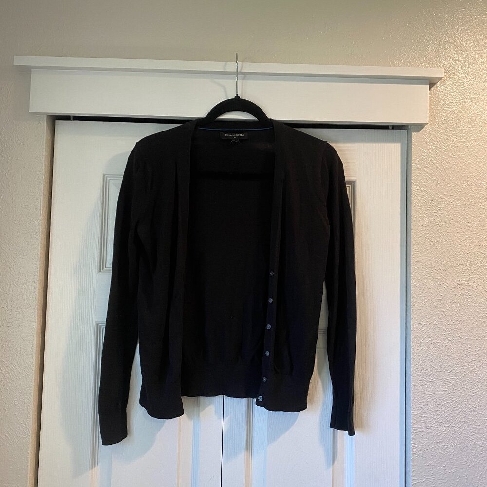 Banana Republic, Black small cardigan